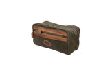 Toiletry Bag in Tin Cloth